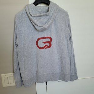 CycleBar Boody zippered jacket with hood